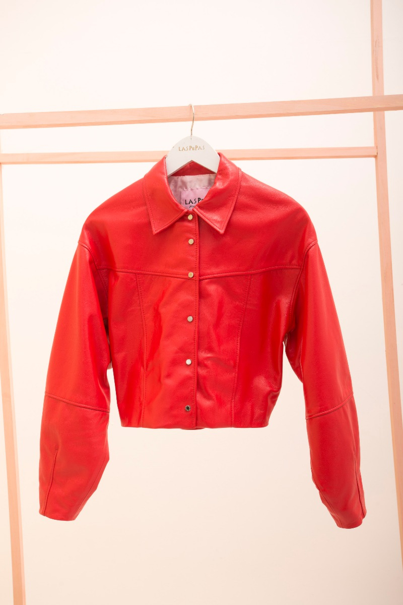 CAMPERA DE CUERO MAYA // OVINO ITALIANO