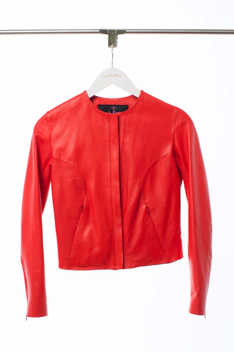 CAMPERA DE CUERO MARION // OVINO ITALIANO