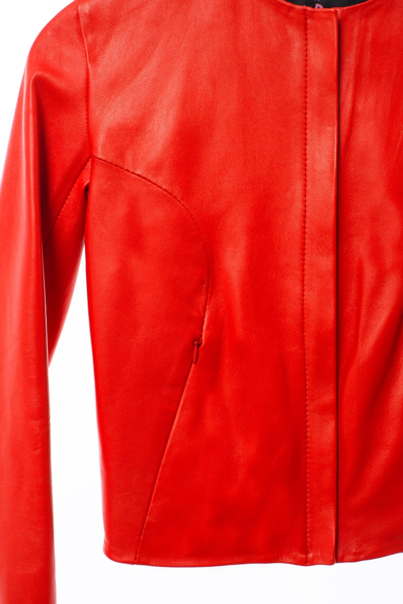 CAMPERA DE CUERO MARION // OVINO ITALIANO