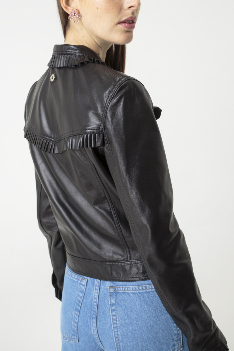 CAMPERA DE CUERO BRIGITTE // OVINO ITALIANO
