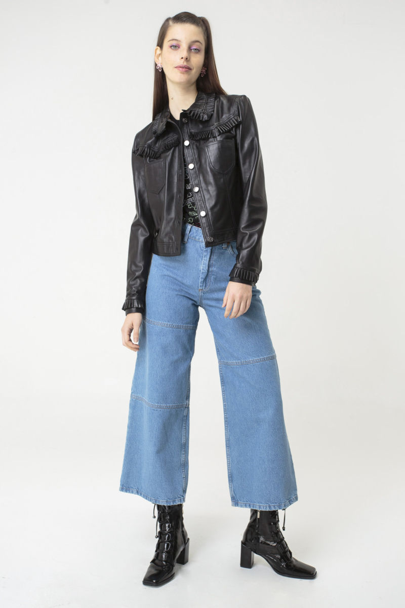 CAMPERA DE CUERO BRIGITTE // OVINO ITALIANO