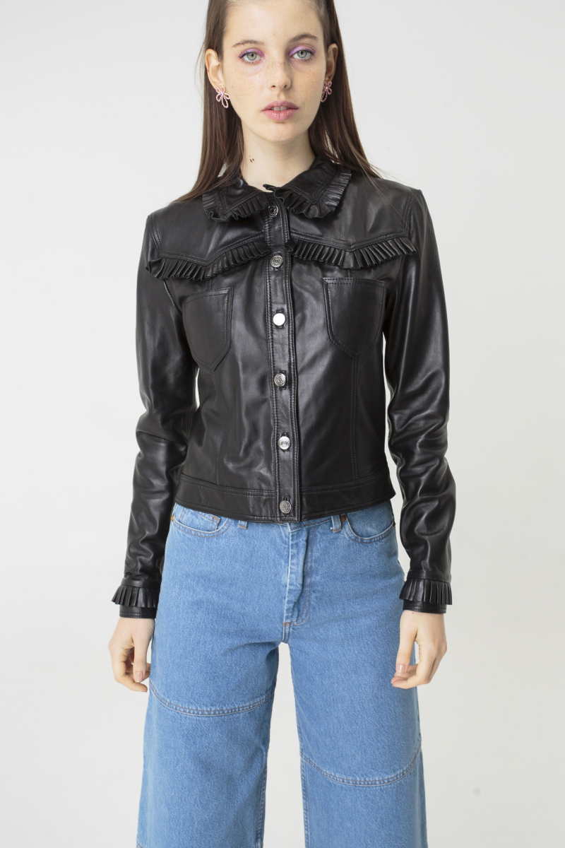 CAMPERA DE CUERO BRIGITTE // OVINO ITALIANO