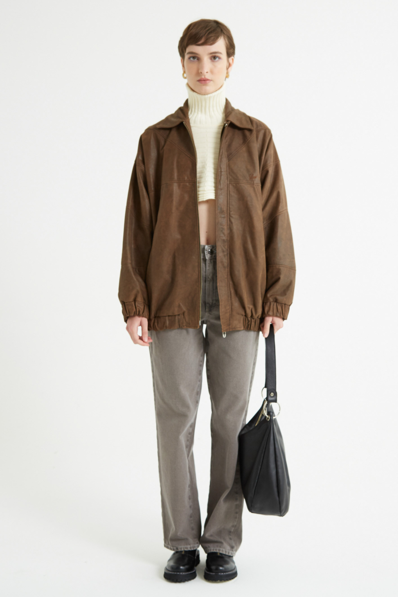 CAMPERA DE CUERO BALIK / VACUNO