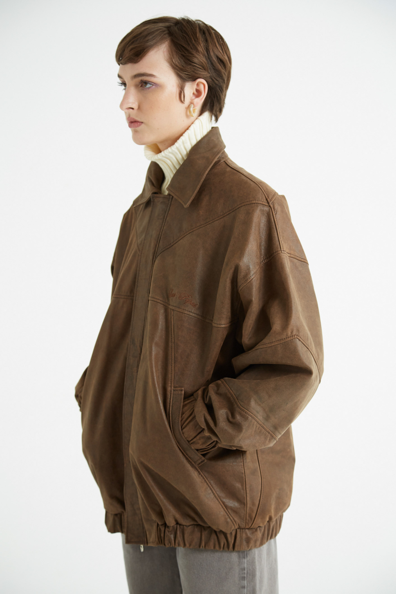 CAMPERA DE CUERO BALIK / VACUNO