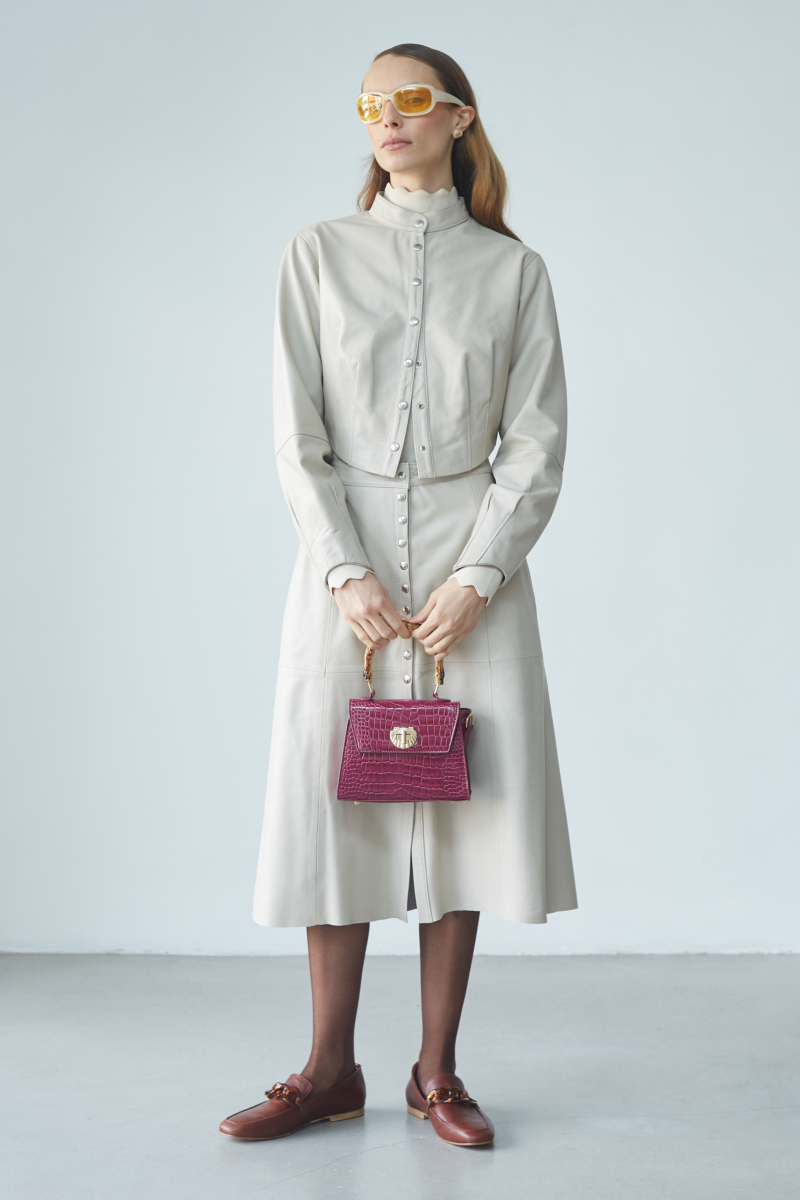 CAMPERA DE CUERO FRANCESCA // OVINO ITALIANO