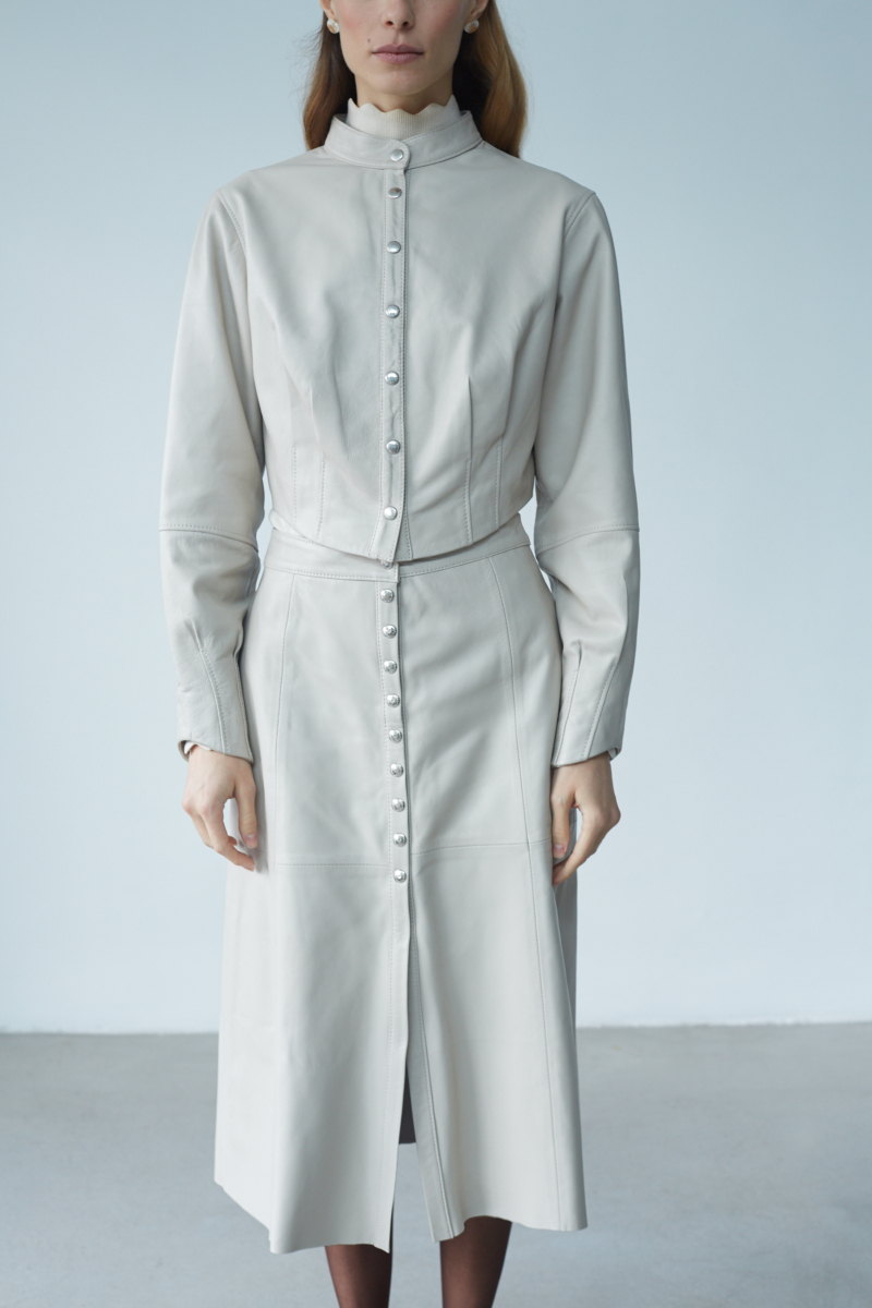 CAMPERA DE CUERO FRANCESCA // OVINO ITALIANO