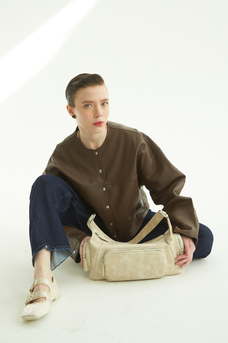 CAMPERA DE CUERO MIKO // OVINO ITALIANO