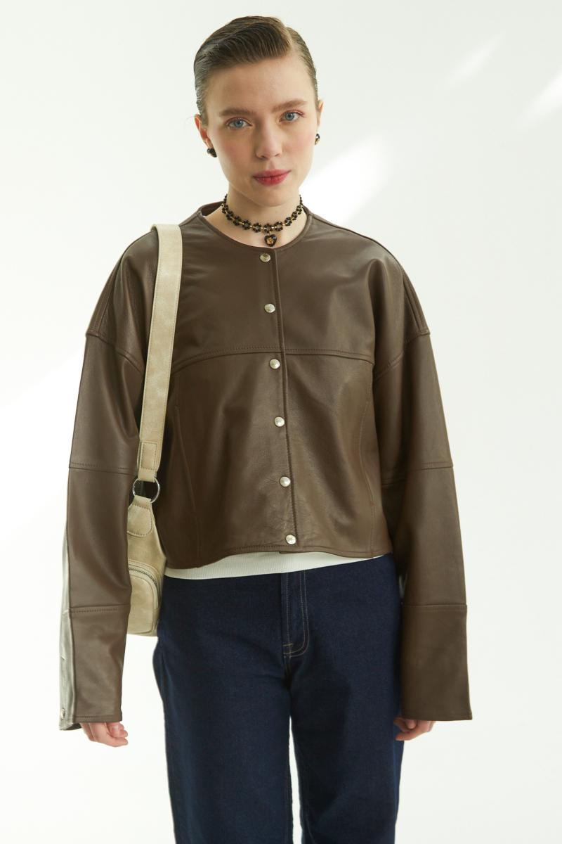 CAMPERA DE CUERO MIKO // OVINO ITALIANO