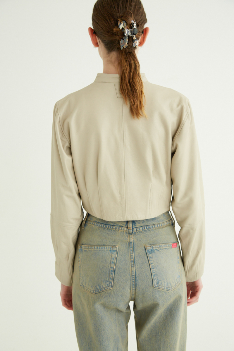 CAMPERA DE CUERO FRANCESCA // OVINO ITALIANO
