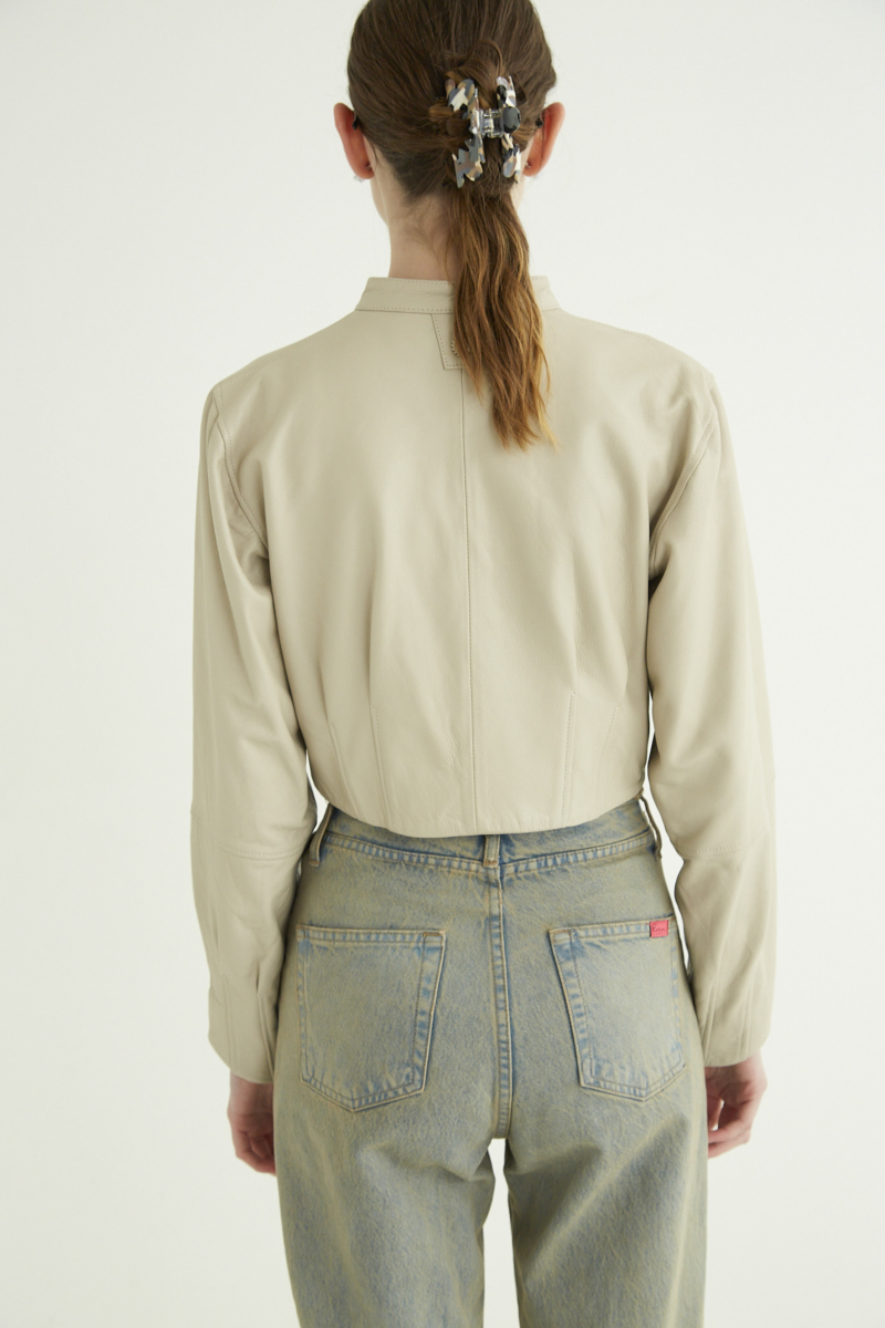 CAMPERA DE CUERO FRANCESCA // OVINO ITALIANO