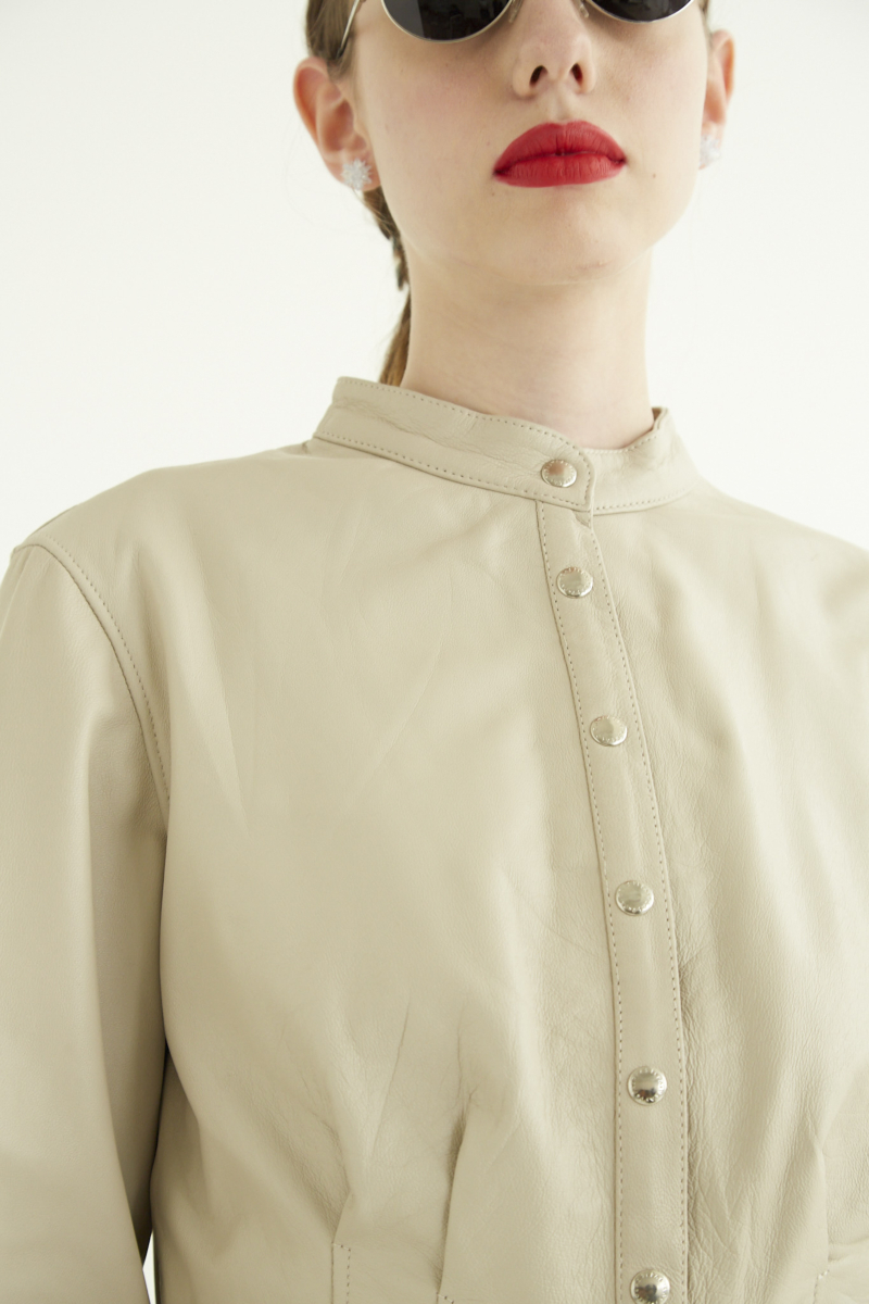 CAMPERA DE CUERO FRANCESCA // OVINO ITALIANO