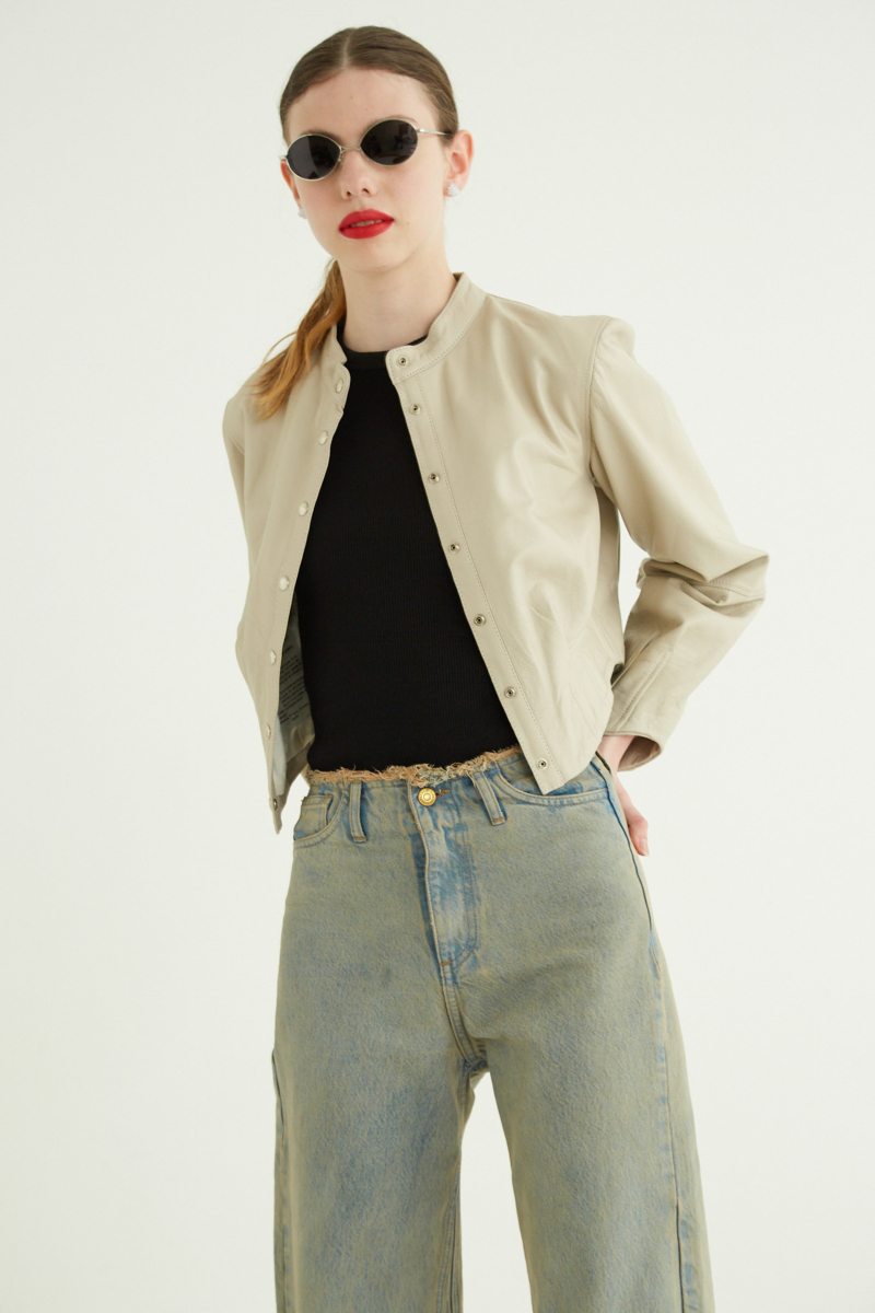 CAMPERA DE CUERO FRANCESCA // OVINO ITALIANO