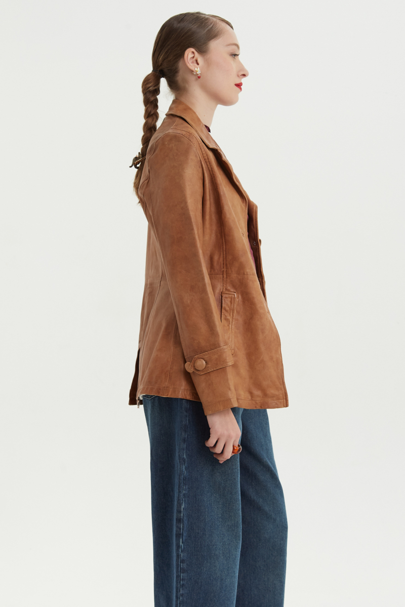 SACO DE CUERO HUNTER // OVINO