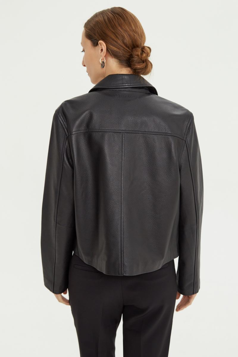 CAMPERA DE CUERO ZOE // OVINO
