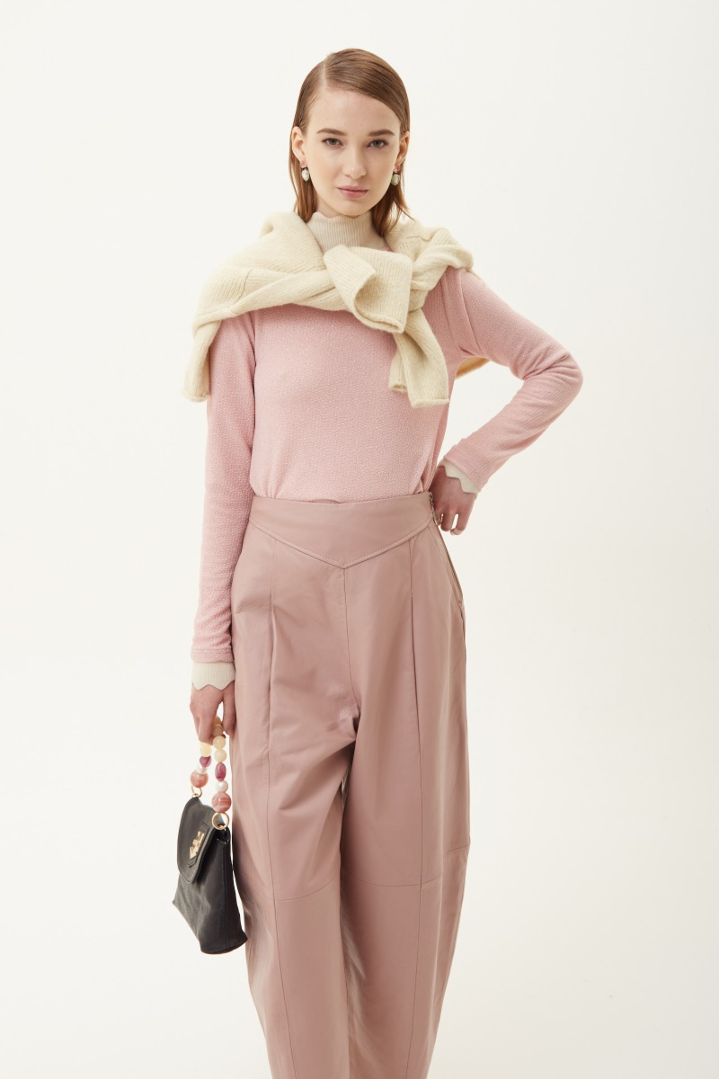 PANTALON DE CUERO BAO / OVINO ITALIANO