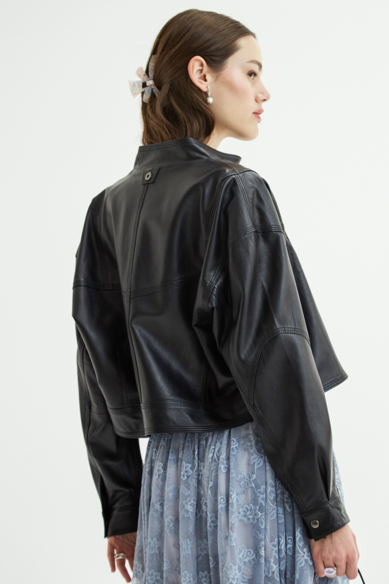 CAMPERA DE CUERO ALEXA // OVINO ITALIANO