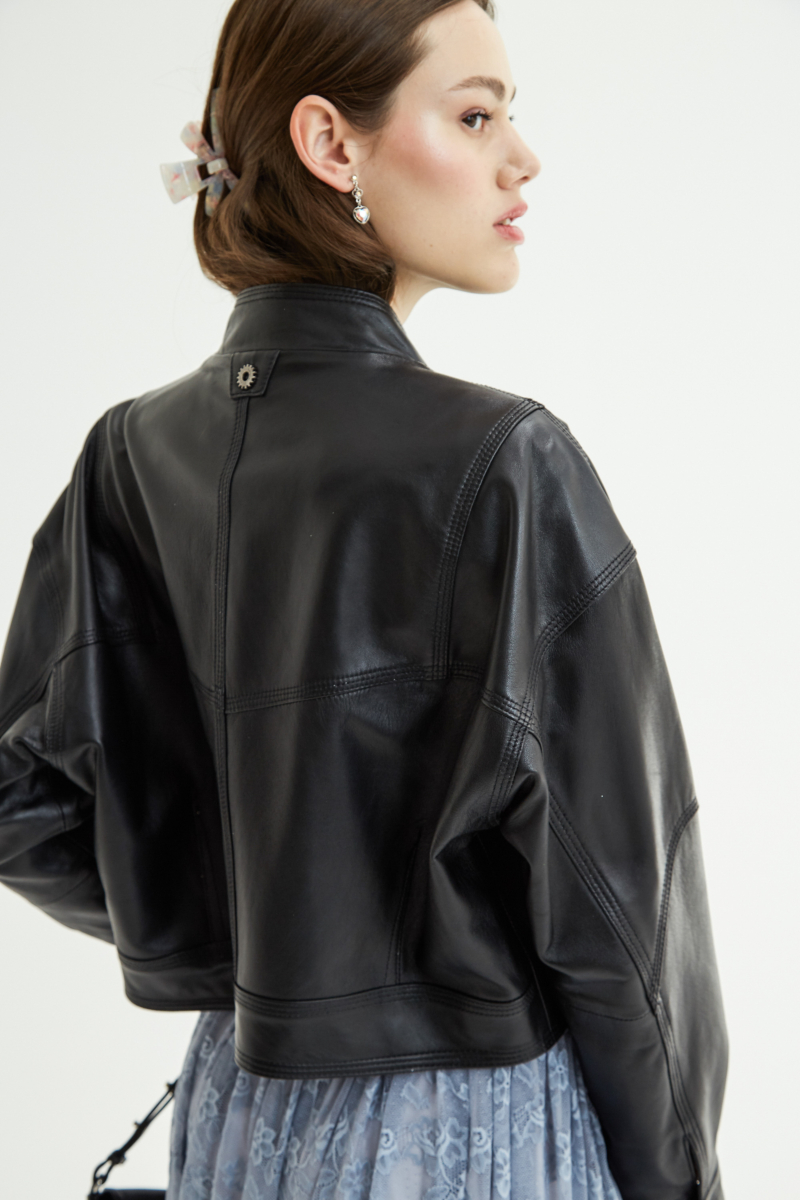 CAMPERA DE CUERO ALEXA // OVINO ITALIANO