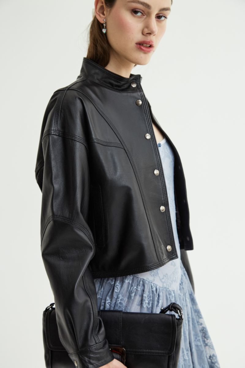 CAMPERA DE CUERO ALEXA // OVINO ITALIANO
