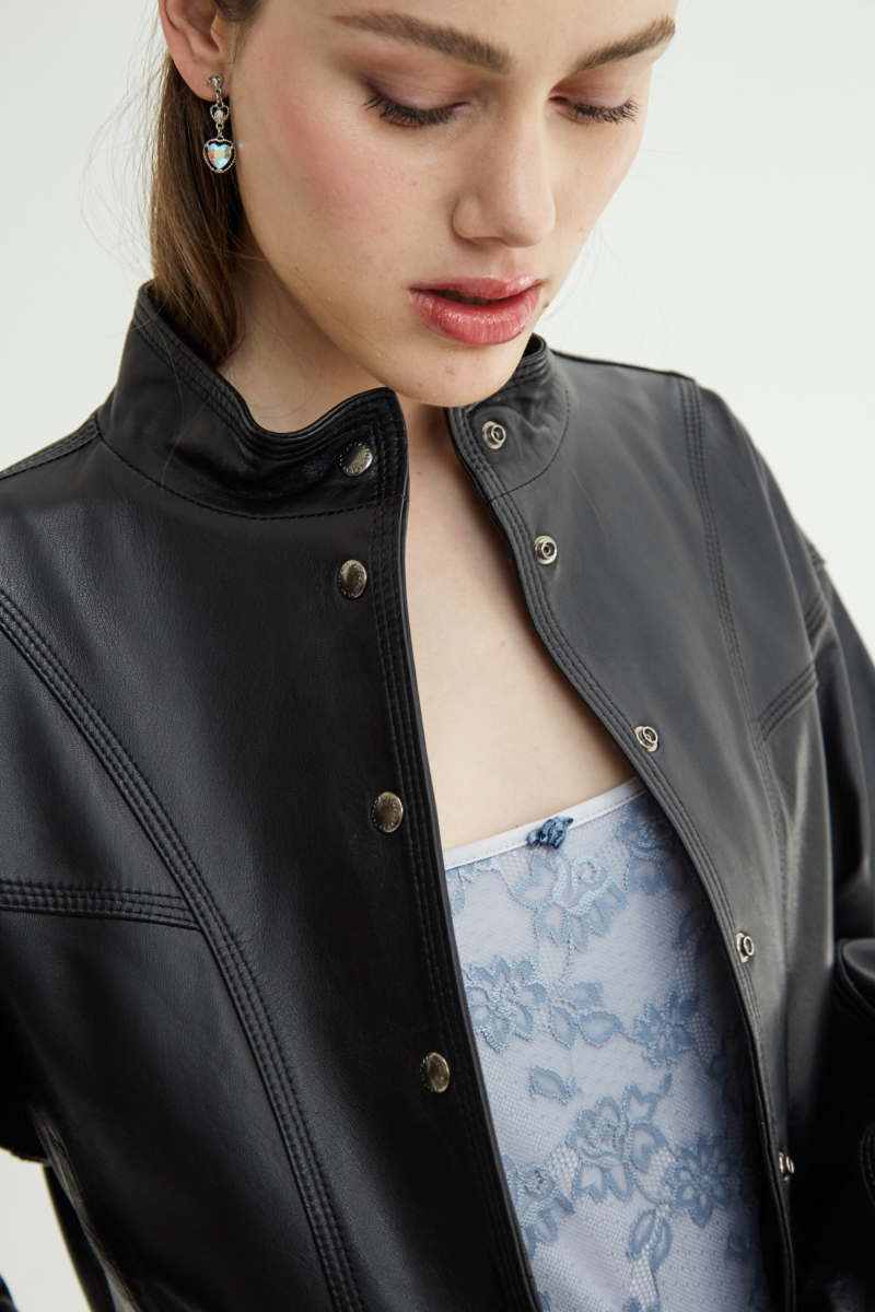 CAMPERA DE CUERO ALEXA // OVINO ITALIANO