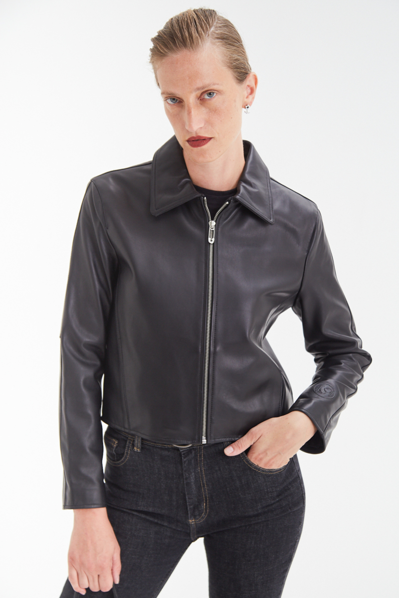 CAMPERA DE CUERO MARGOT 