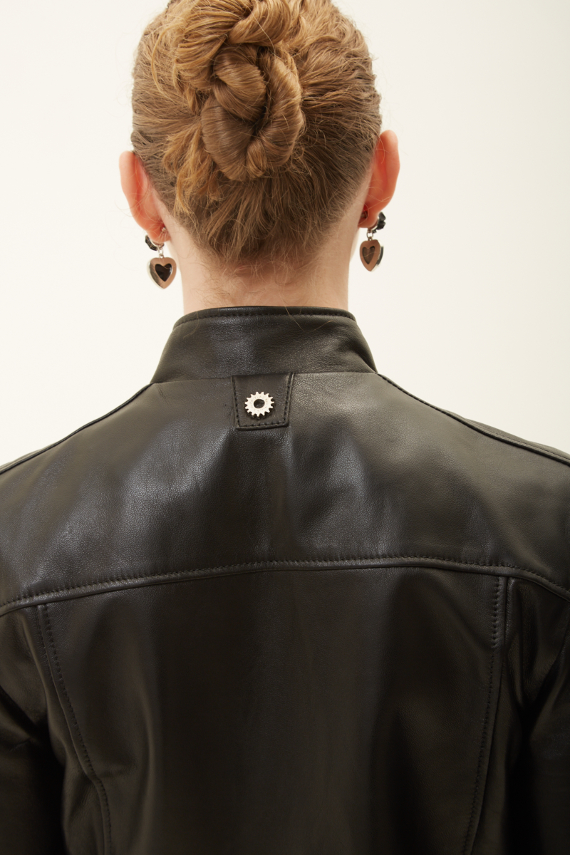 CAMPERA DE CUERO MOTOMAMI // OVINO ITALIANO