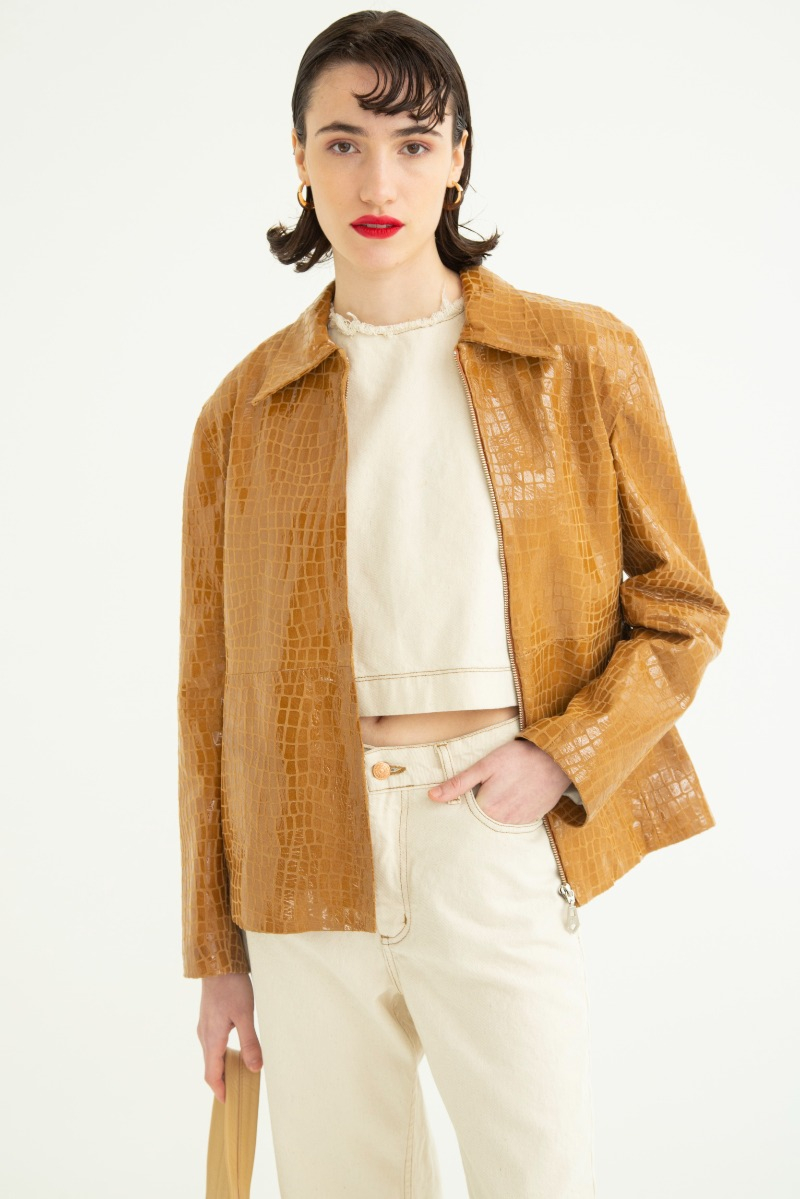 CAMISA DE CUERO GILLIAN // VACUNO