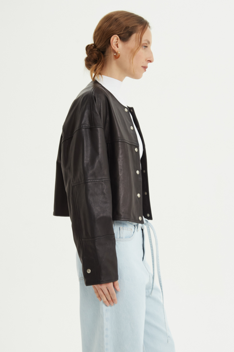 CAMPERA DE CUERO MIKO // OVINO