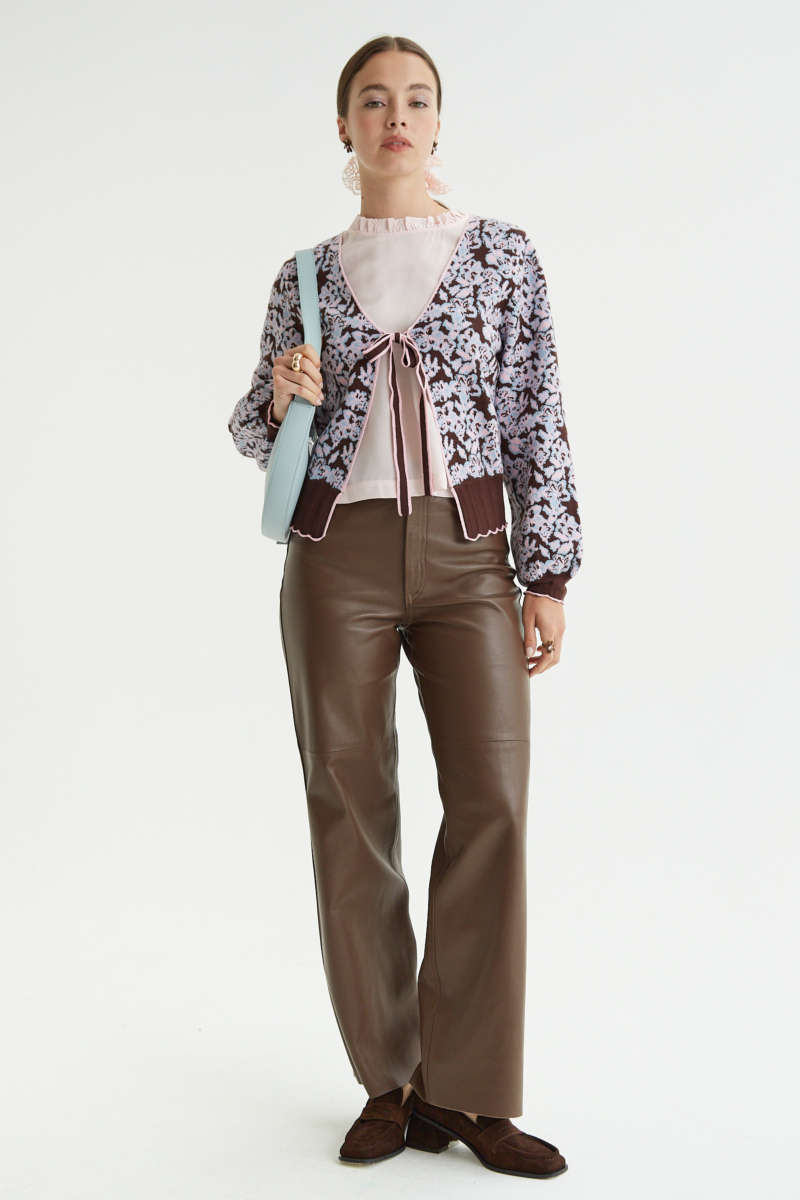 PANTALON DE CUERO LUNA / OVINO ITALIANO