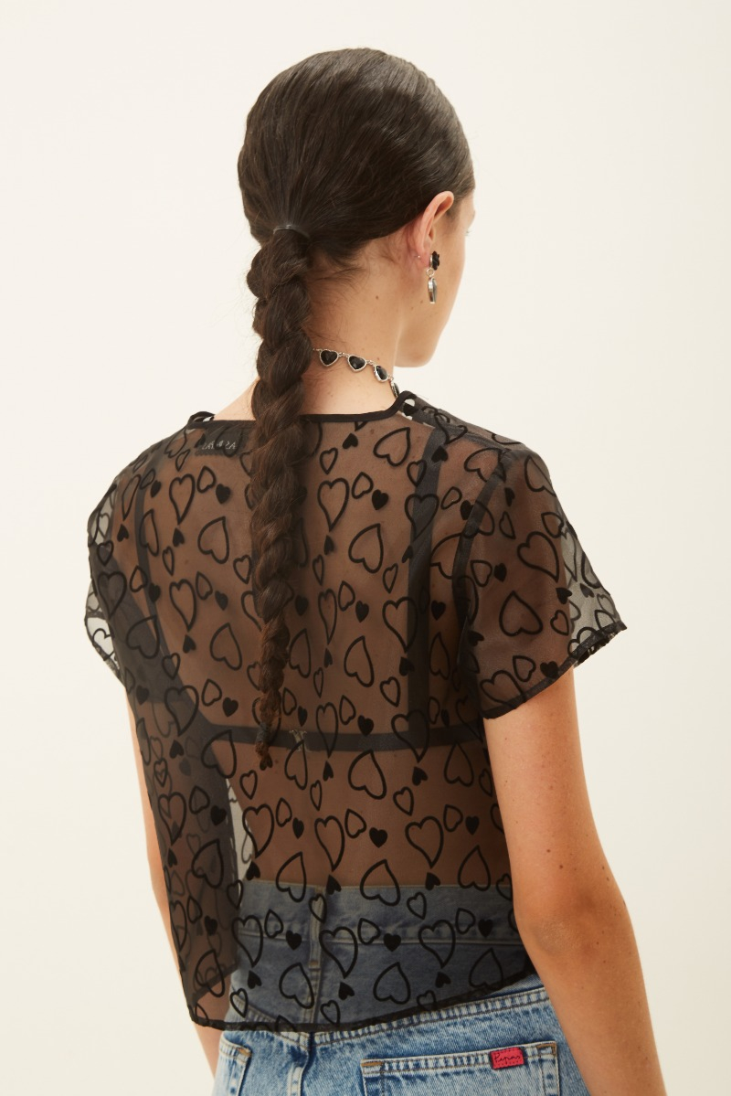 BLUSA GARDEN HEARTS