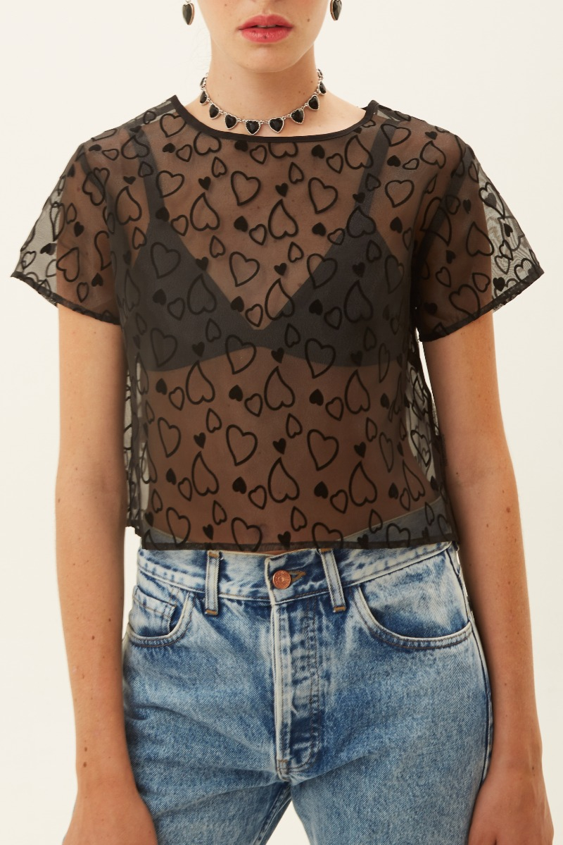 BLUSA GARDEN HEARTS