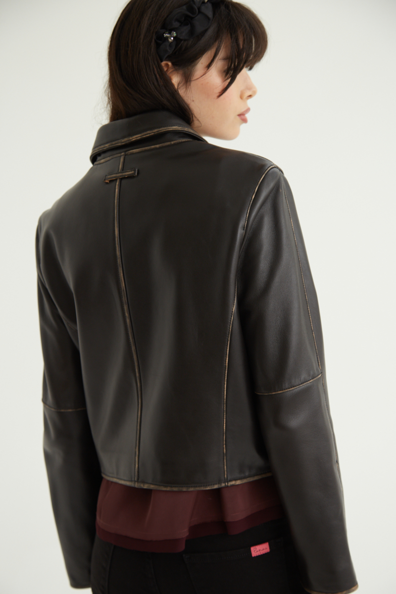 CAMPERA DE CUERO MARGOT 