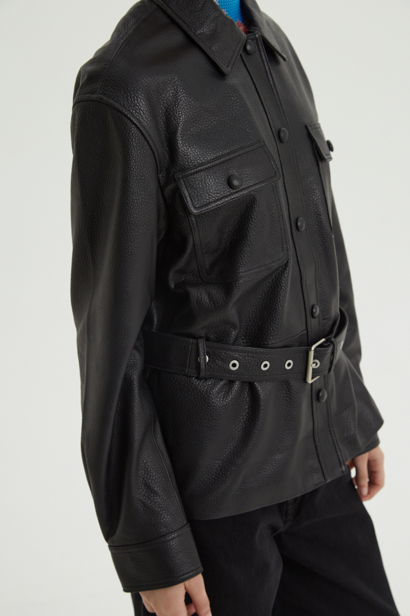CAMPERA DE CUERO HOLLY // OVINO