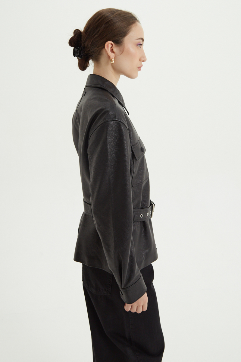 CAMPERA DE CUERO HOLLY // OVINO