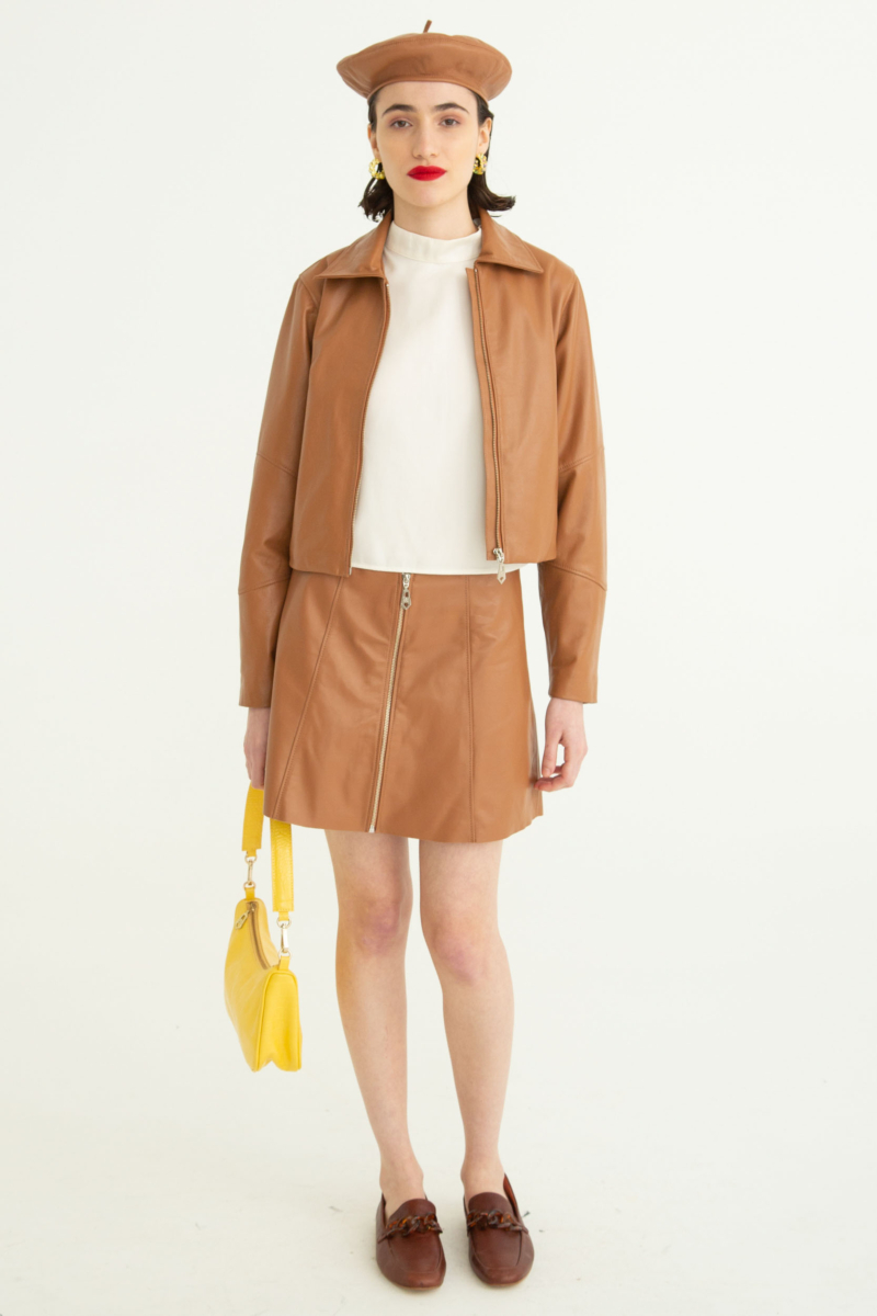 CAMPERA DE CUERO SUZU // OVINO ITALIANO