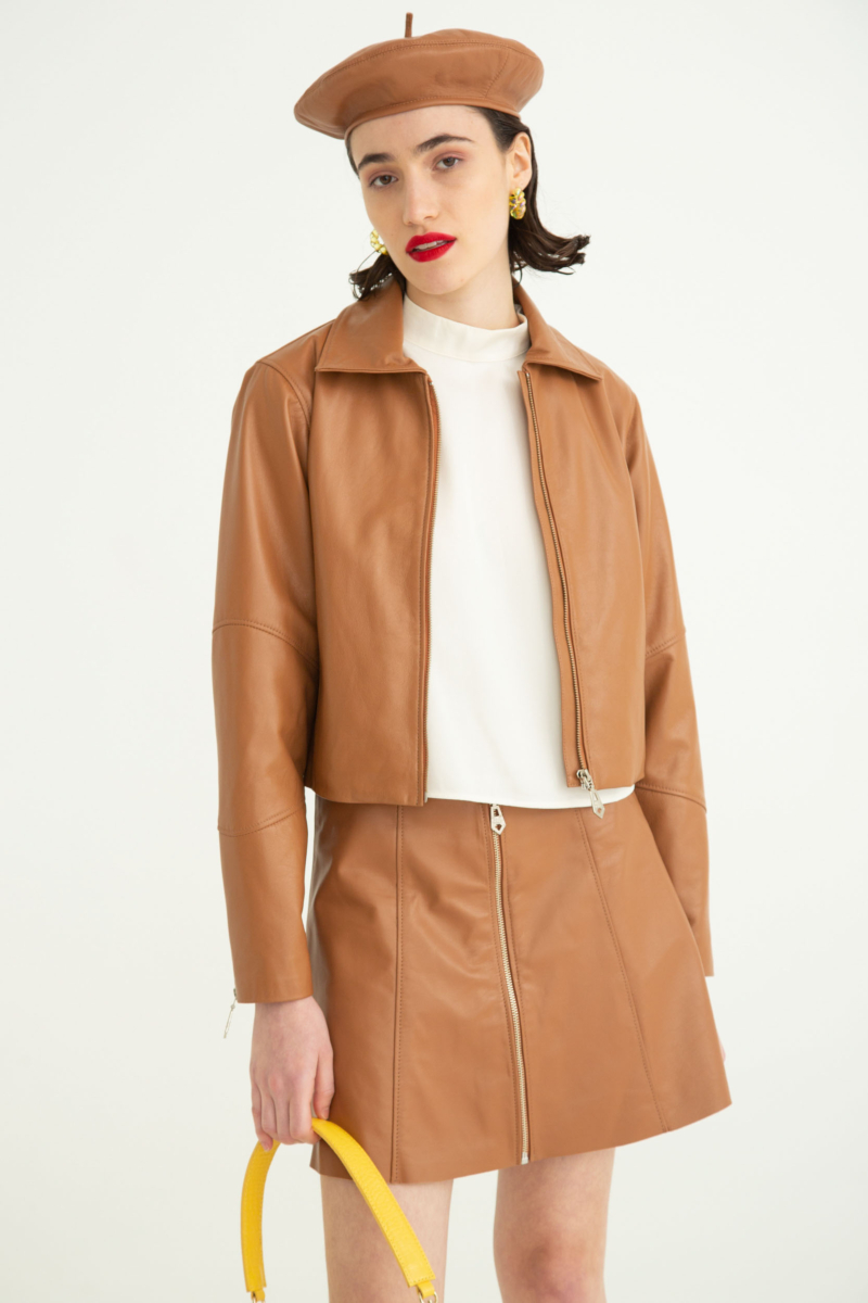 CAMPERA DE CUERO SUZU // OVINO ITALIANO