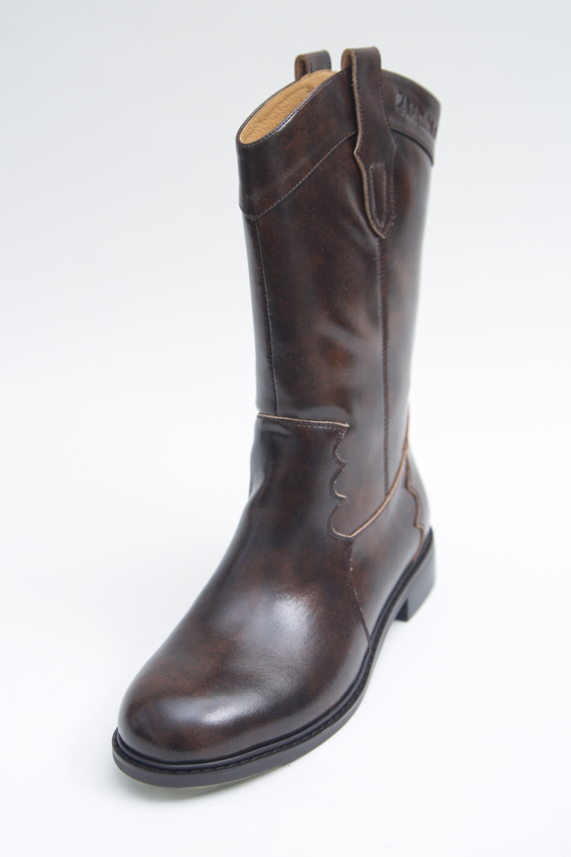 BOTAS DE CUERO AVELLANO