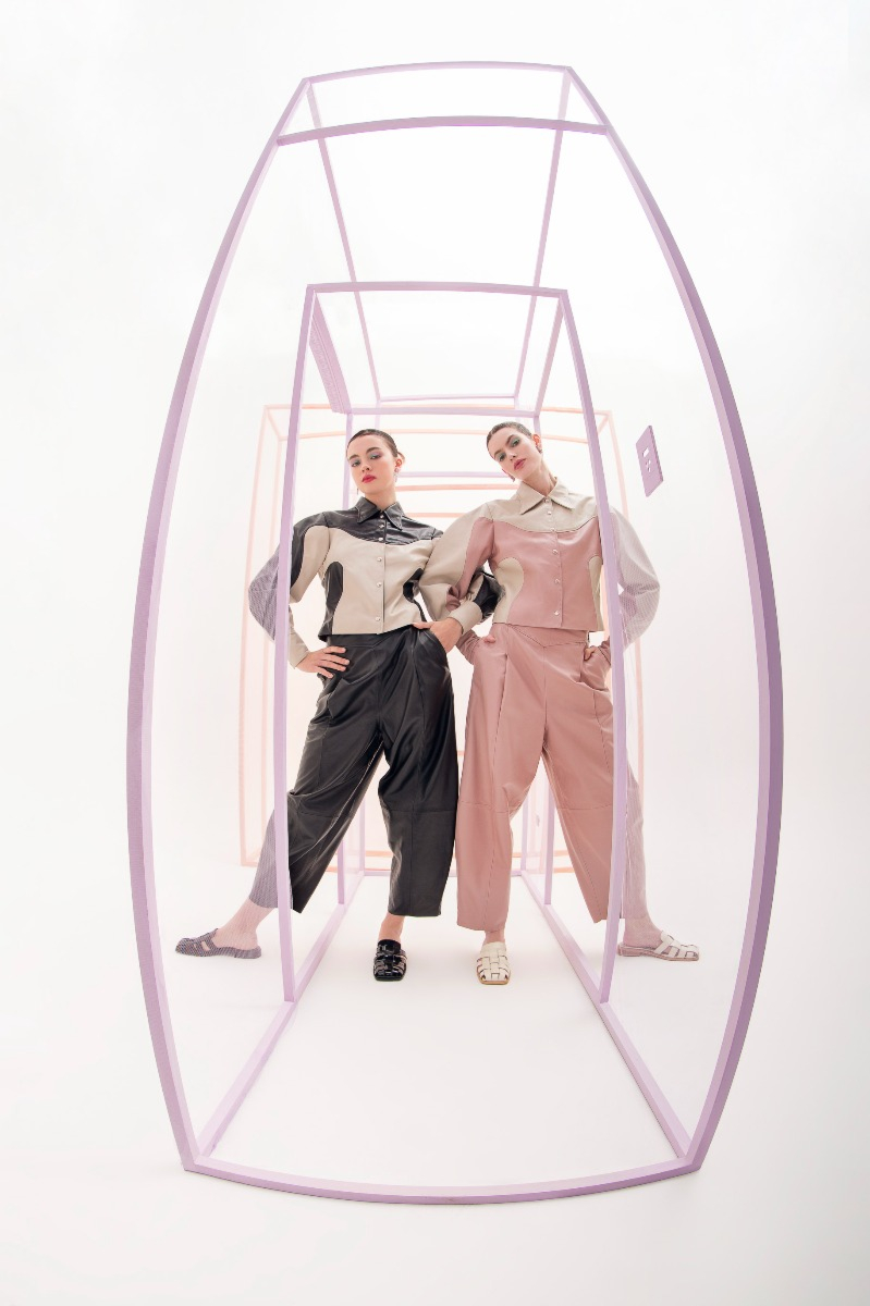 PANTALON DE CUERO BAO / OVINO ITALIANO