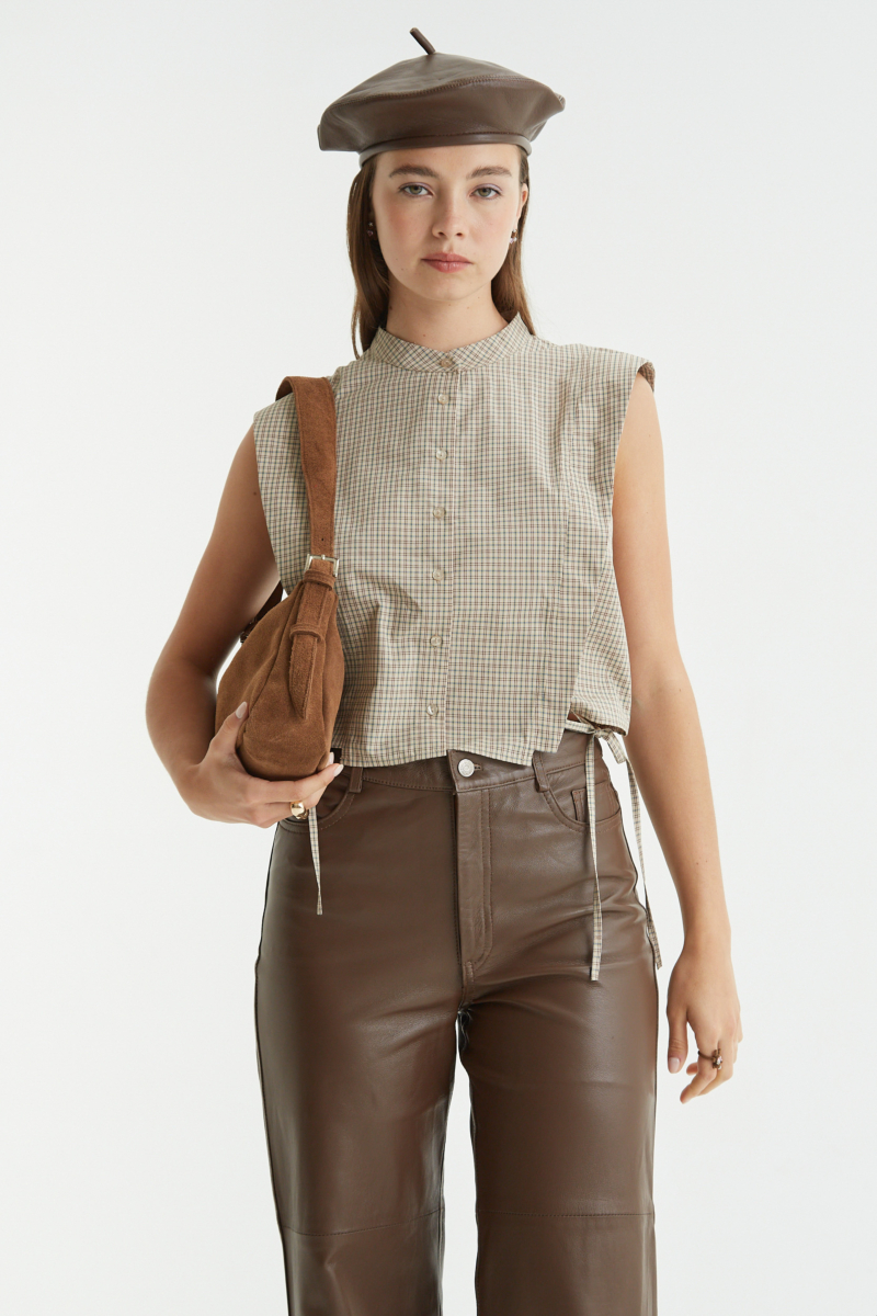 CARTERA DE CUERO TRENTO GAMUZON