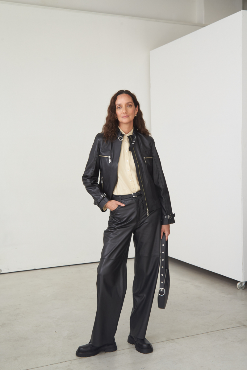 PANTALON DE CUERO LUNA / OVINO ITALIANO
