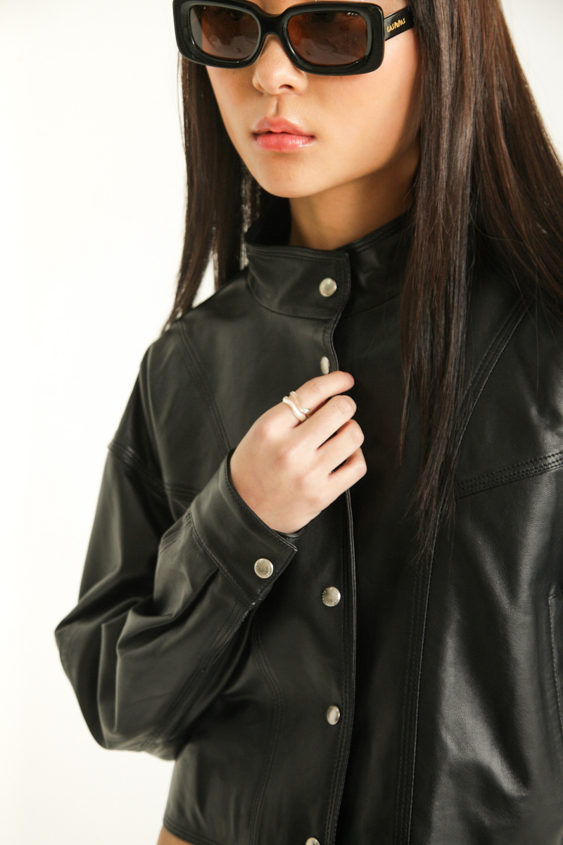 CAMPERA DE CUERO ALEXA // OVINO ITALIANO