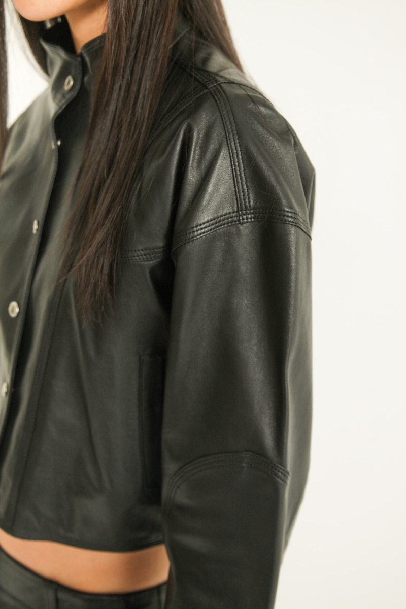 CAMPERA DE CUERO ALEXA // OVINO ITALIANO