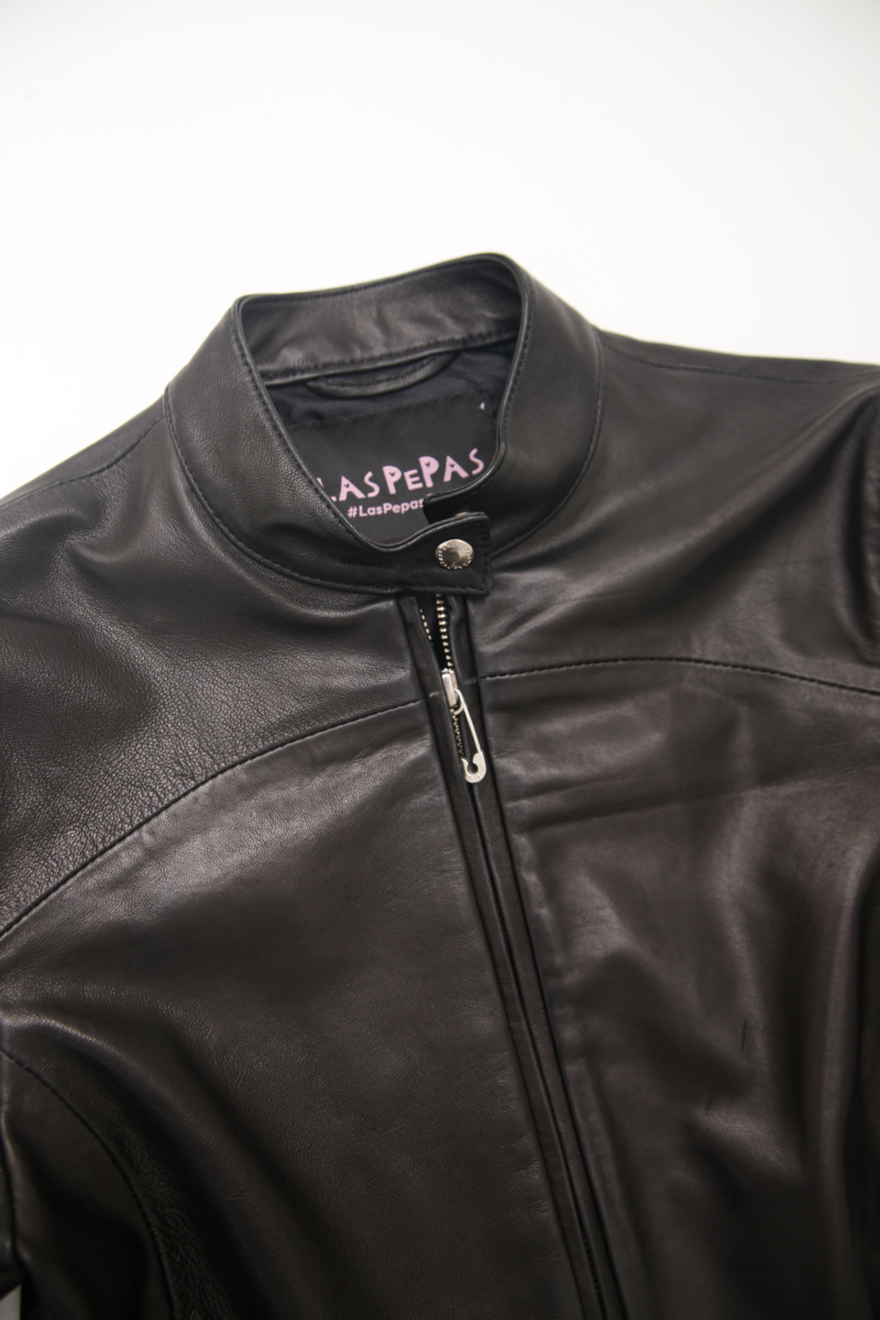 CAMPERA DE CUERO BROWN // OVINO