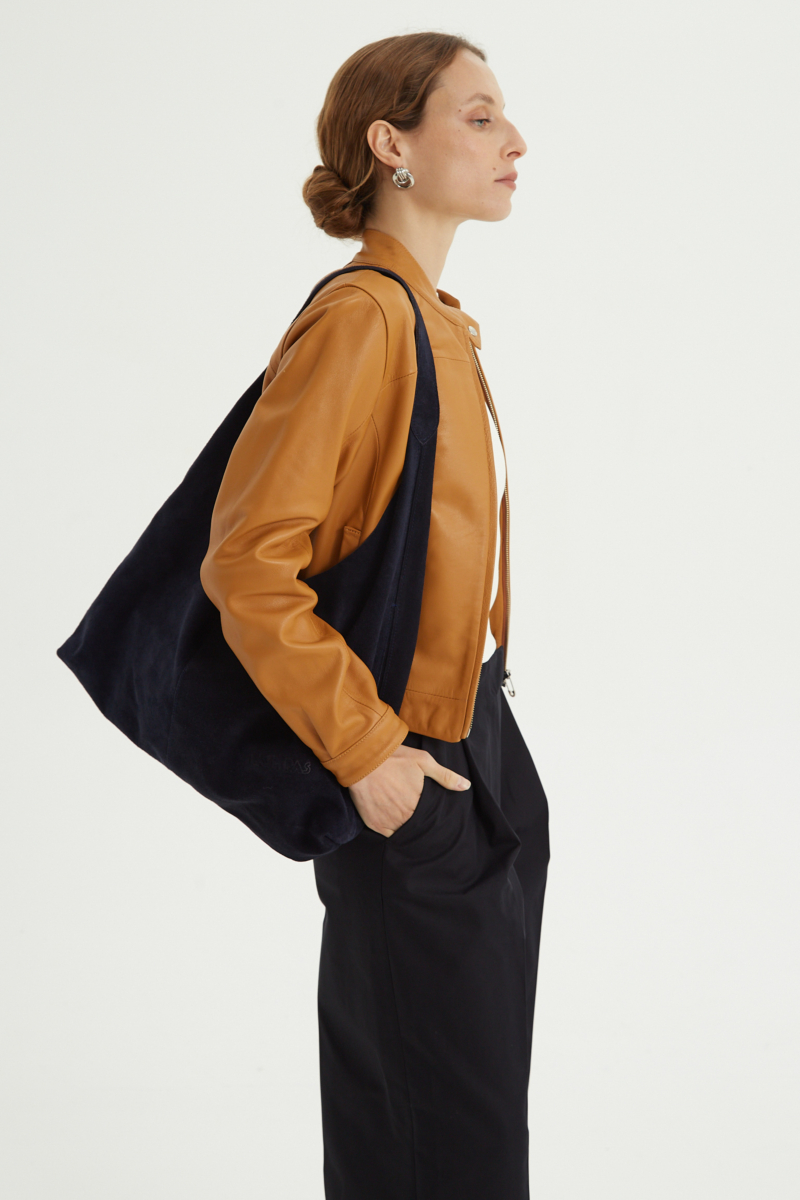 MAXI CARTERA DE GAMUZA JEREZ