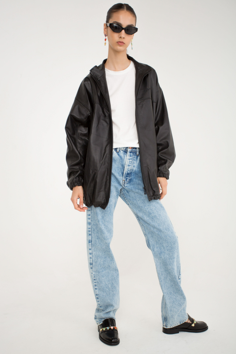 CAMPERA DE CUERO FERREIRA // OVINO ITALIANO