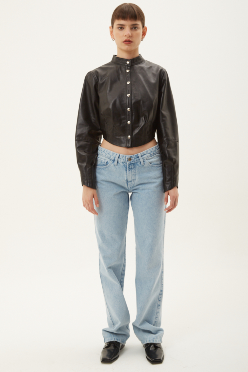 CAMPERA DE CUERO FRANCESCA // OVINO ITALIANO