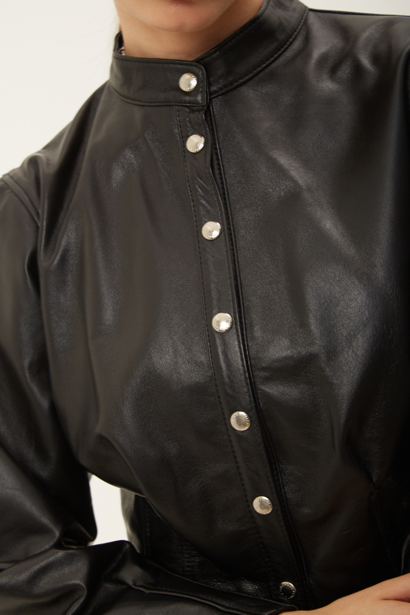 CAMPERA DE CUERO FRANCESCA // OVINO ITALIANO