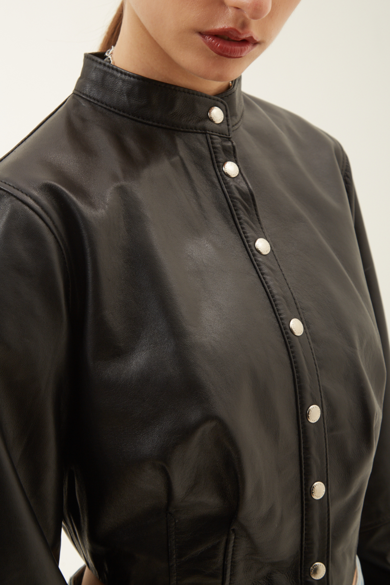 CAMPERA DE CUERO FRANCESCA // OVINO ITALIANO