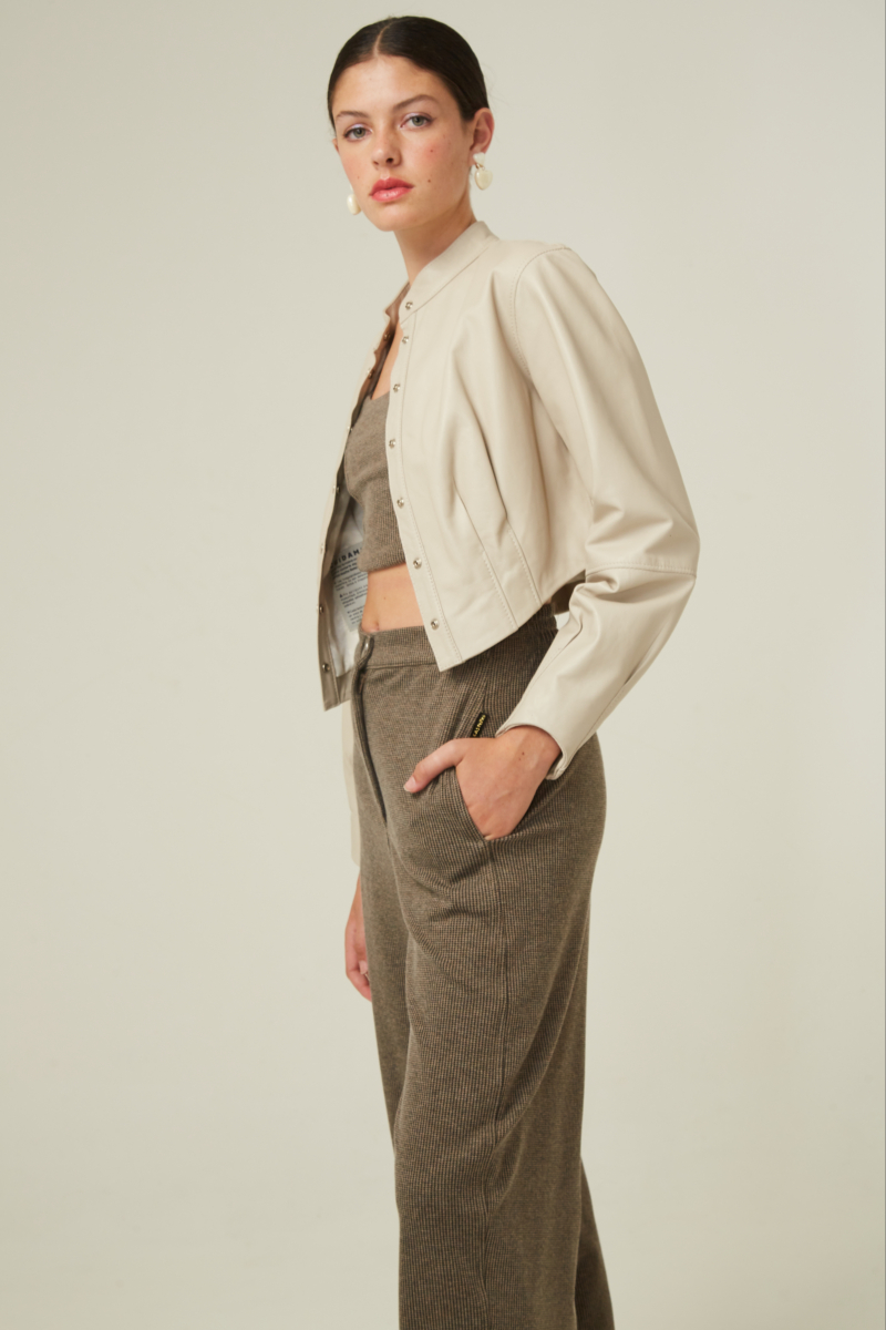 CAMPERA DE CUERO FRANCESCA // OVINO ITALIANO