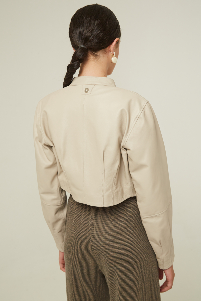 CAMPERA DE CUERO FRANCESCA // OVINO ITALIANO