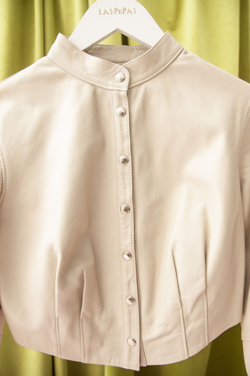 CAMPERA DE CUERO FRANCESCA // OVINO ITALIANO